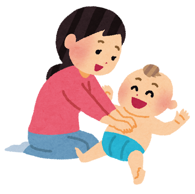 아기 마사지의 그림
